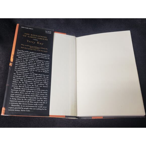Terry Kay The Kidnapping of Aaron Greene Novel Hardback Book - Picture 2 of 10